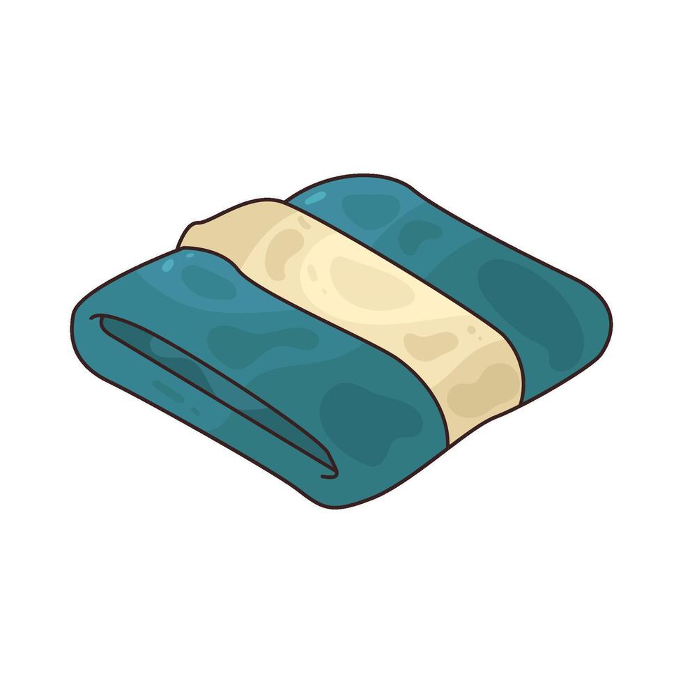 illustration of a towel vector