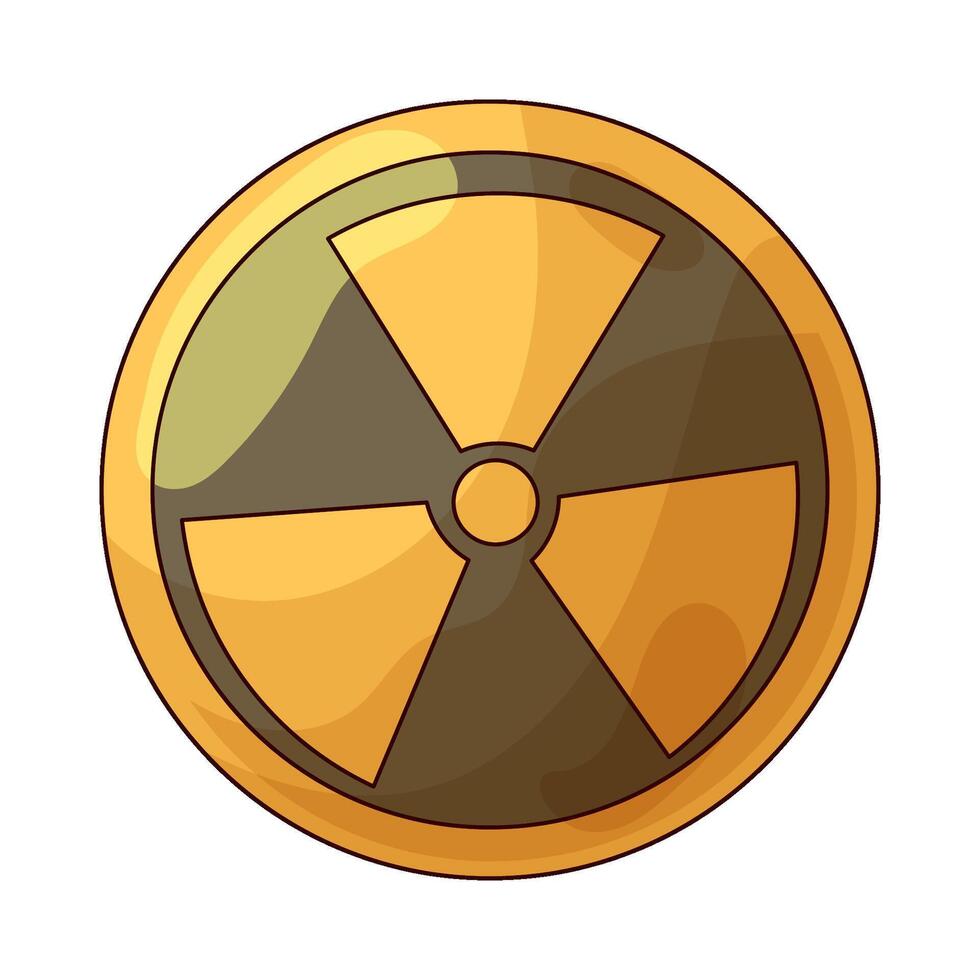 radiation symbol illustration vector