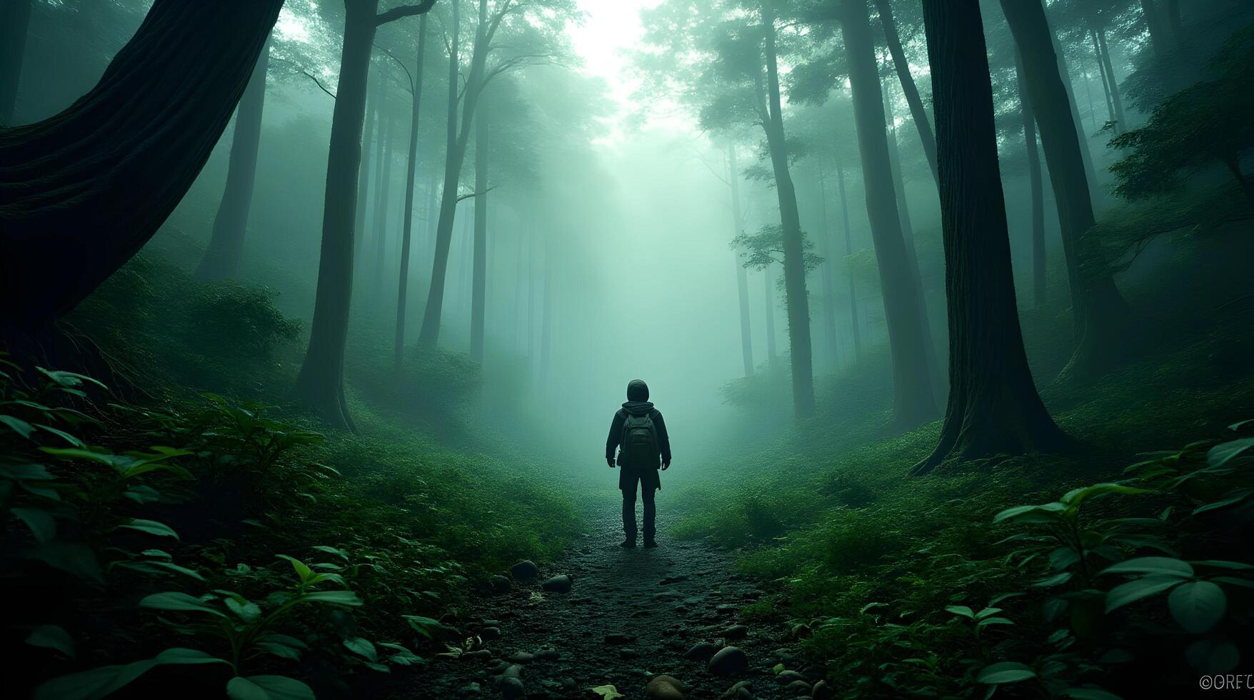 Contemplative Solitary Moment photo