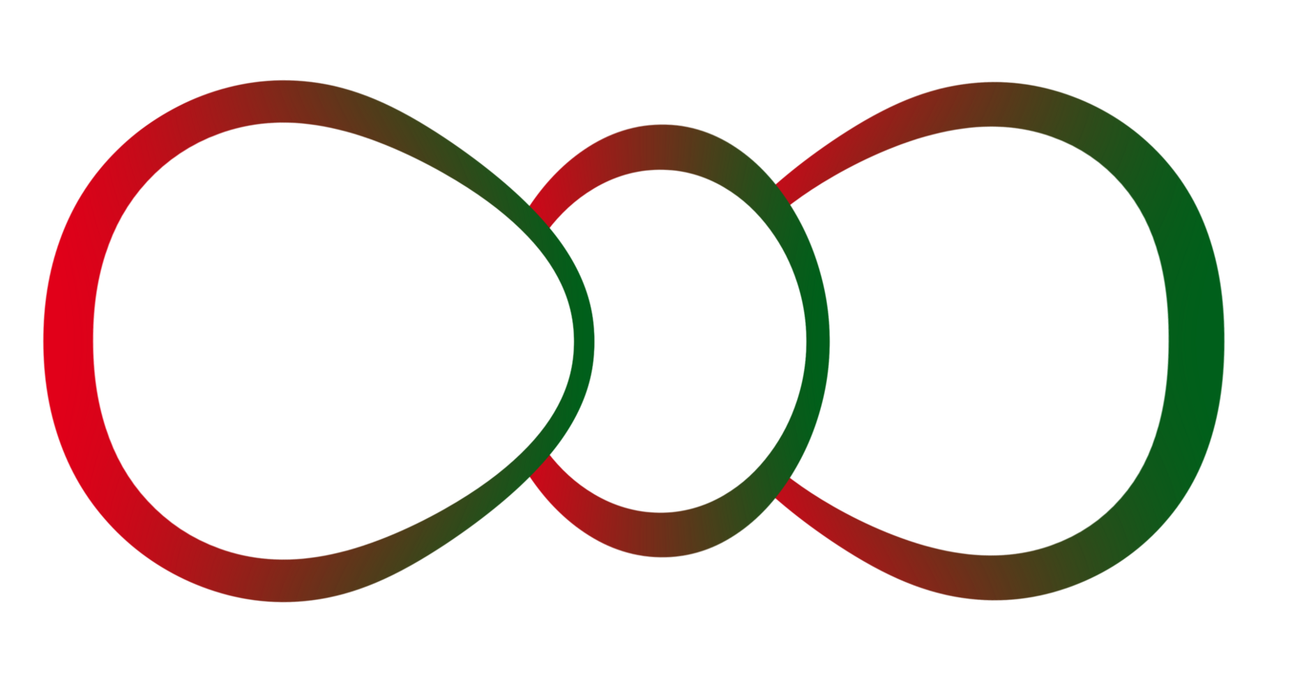 Three Circular Gradient Rings with White Center png