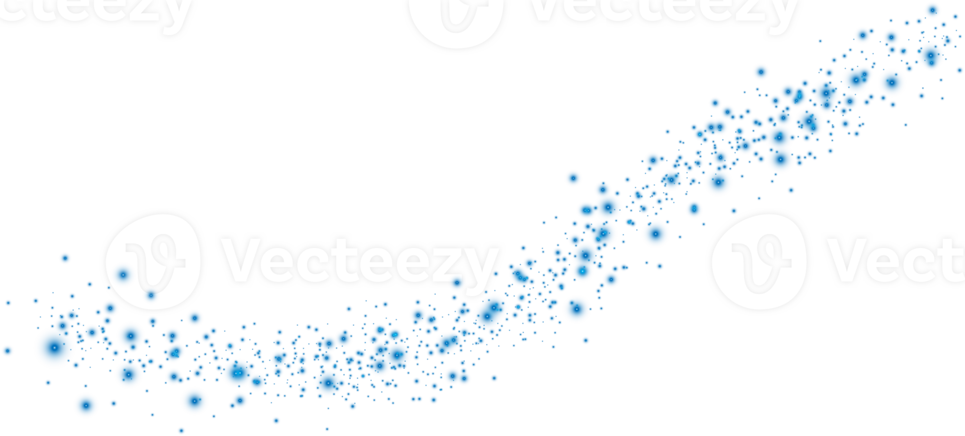 Sparkling Blue Motion Trail Perfect for Various Creative Designs and Projects to Enhance Visual Appeal png