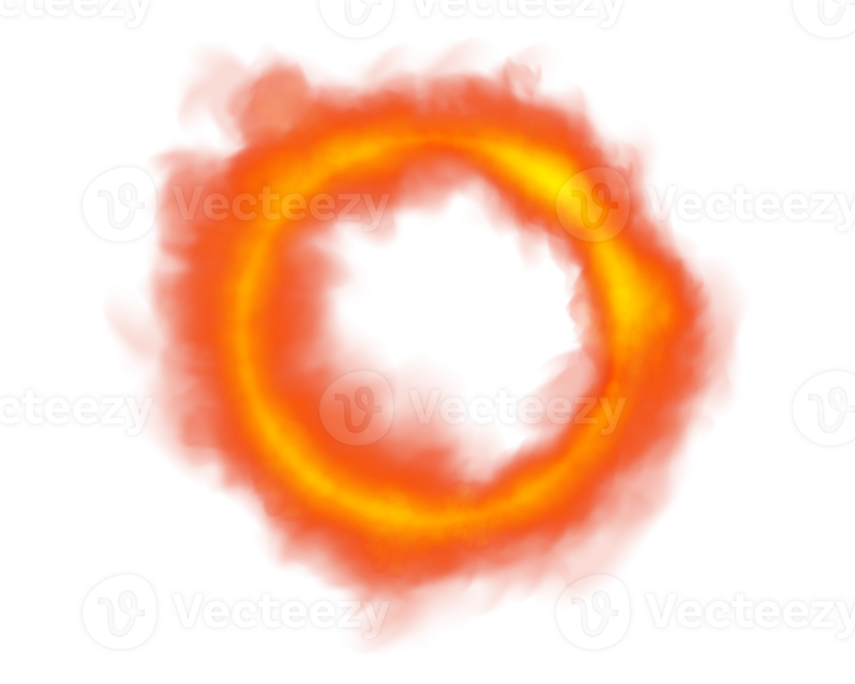 Smoke Ring A Bright and Vibrant Orange and Yellow Circular Design That Truly Captivates the Eye and Mind png