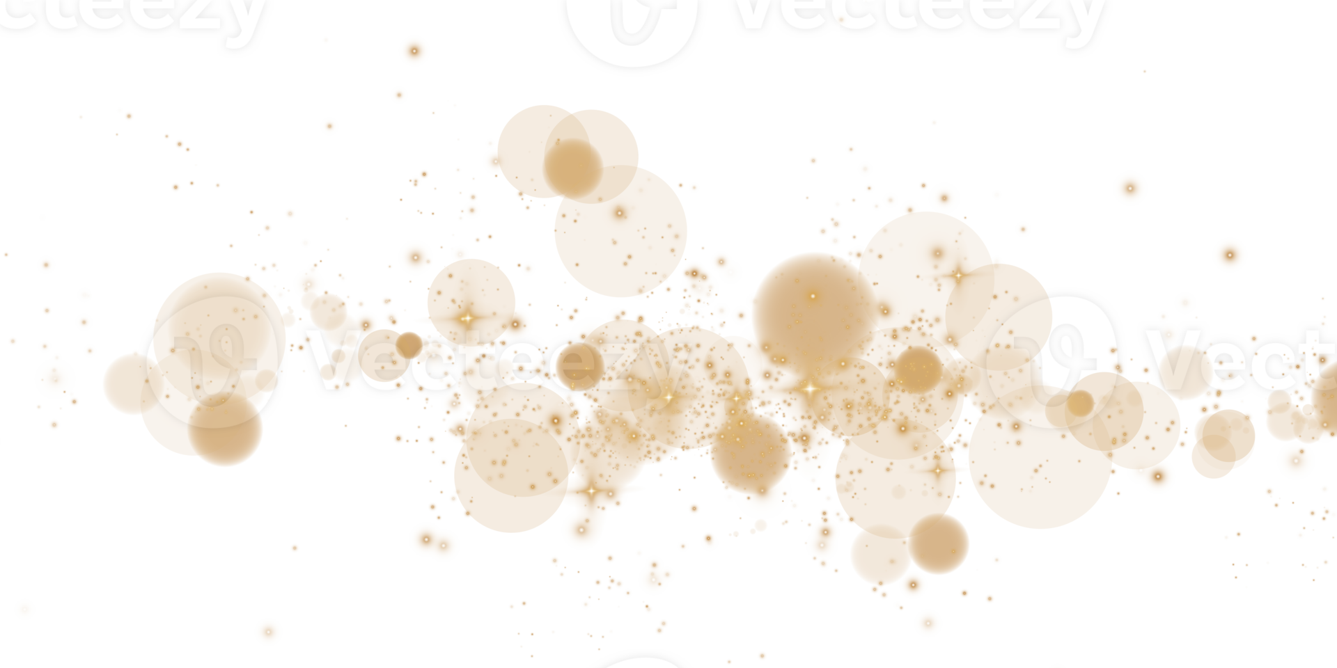 Experience the Bokeh Effect featuring Glowing Orbs along with Soft Sparkles in lovely Beige and Warm Tones png