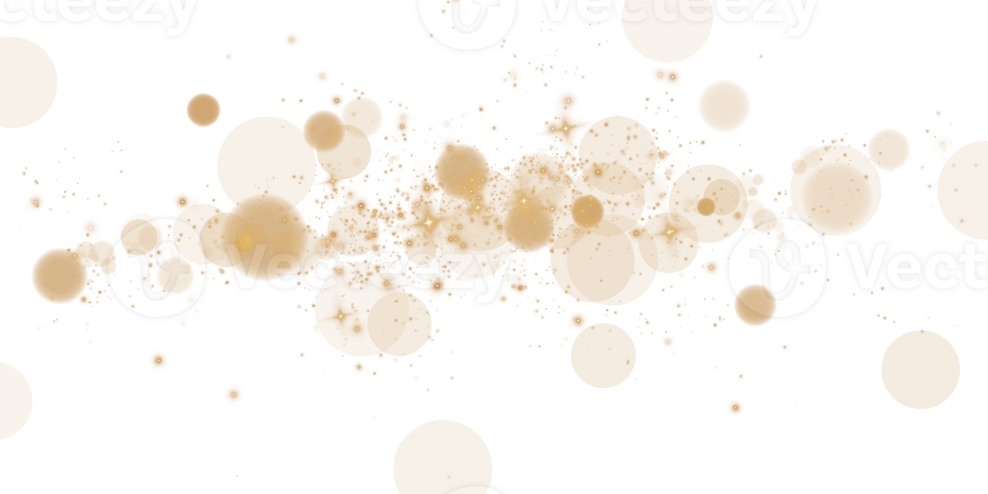 Stunning Bokeh Effect Featuring Glowing Orbs and Soft Sparkles in Beautiful Beige and Cream Color Tones png