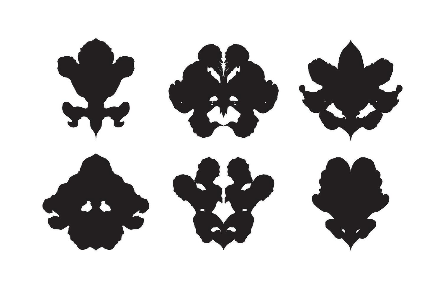 Detailed flower cluster in black line art style with realistic petals vector