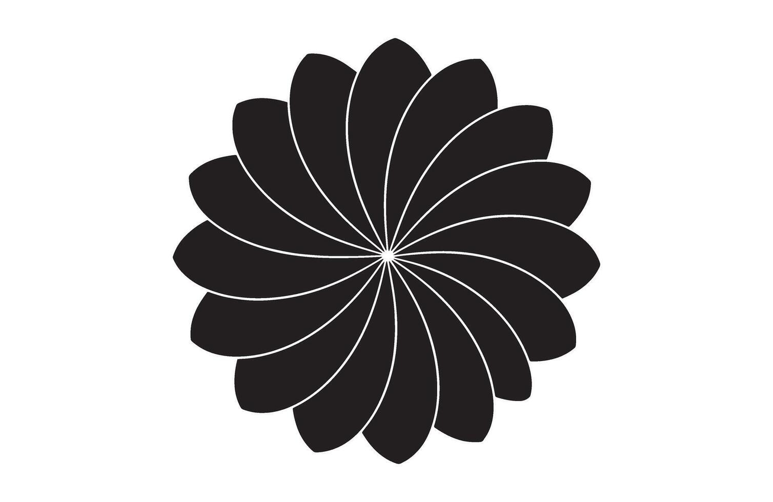 Abstract floral shapes for edgy artistic designs and patterns vector