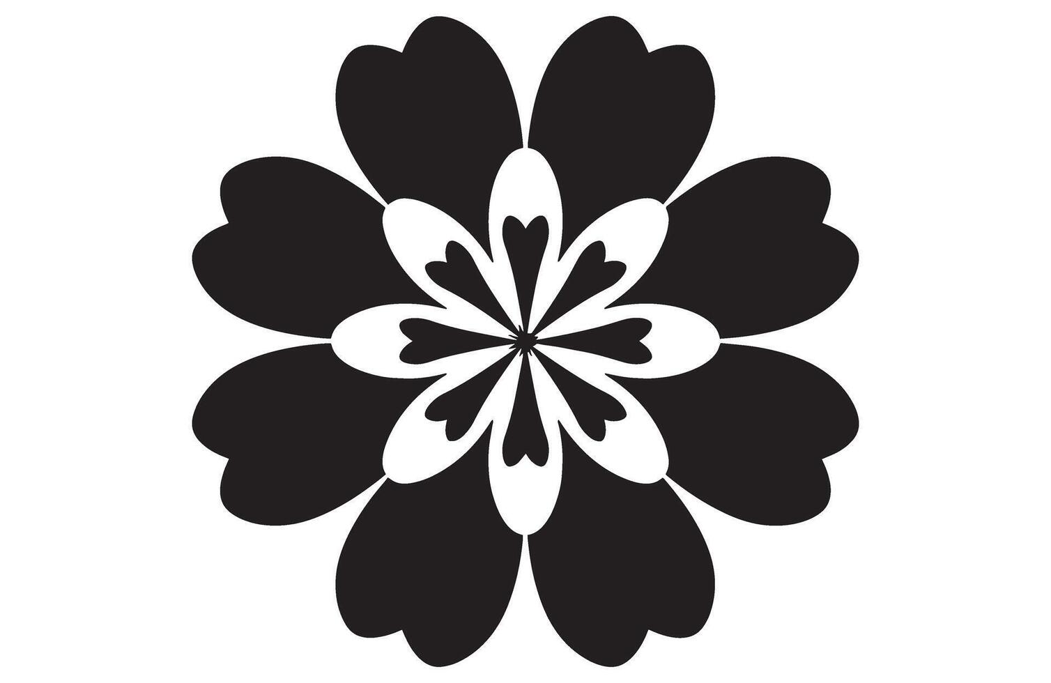 Ink splatter style abstract floral shapes with starburst aesthetics vector