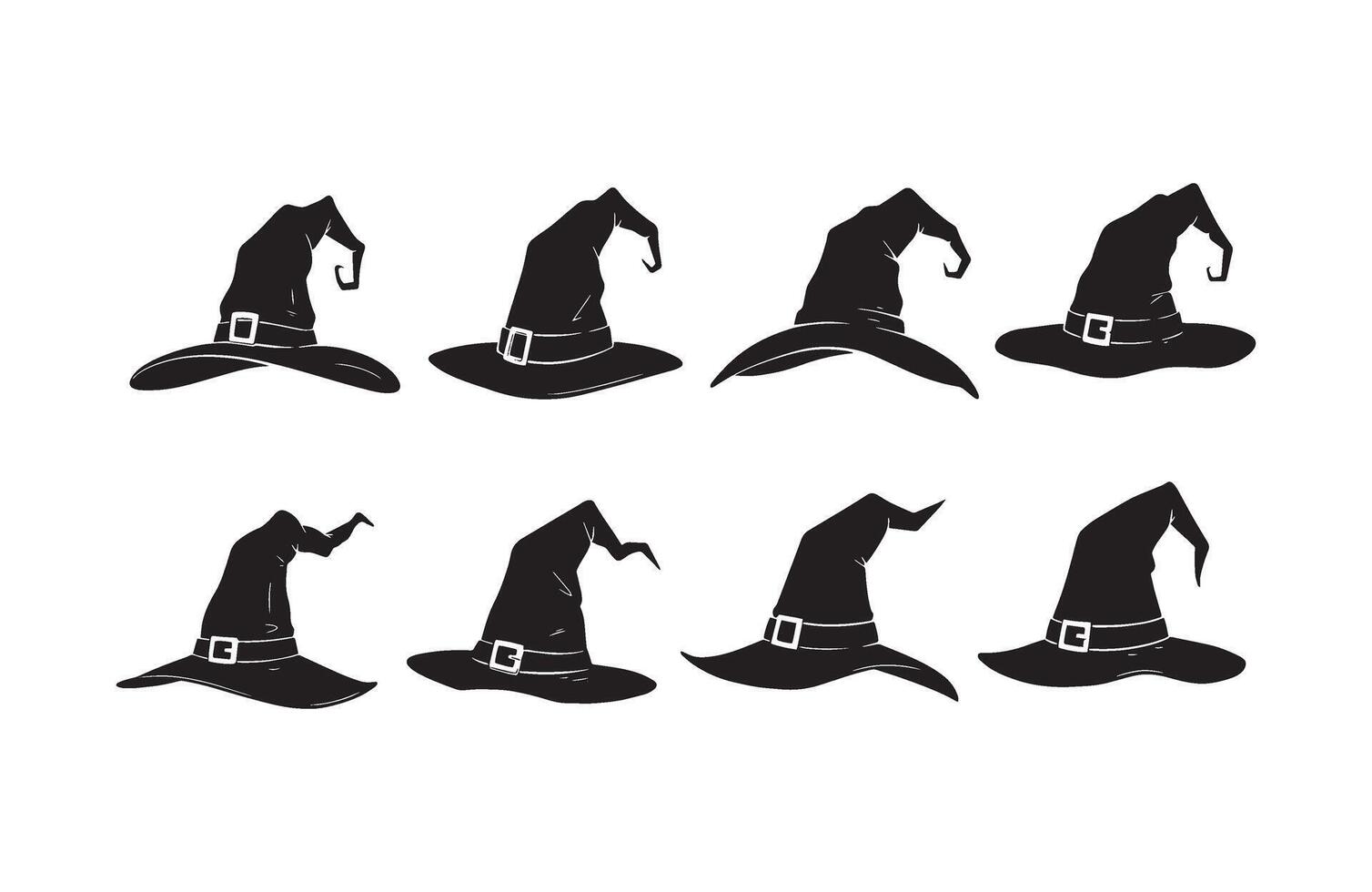 PriHalloween Witch Hat Gothic Art good images vector
