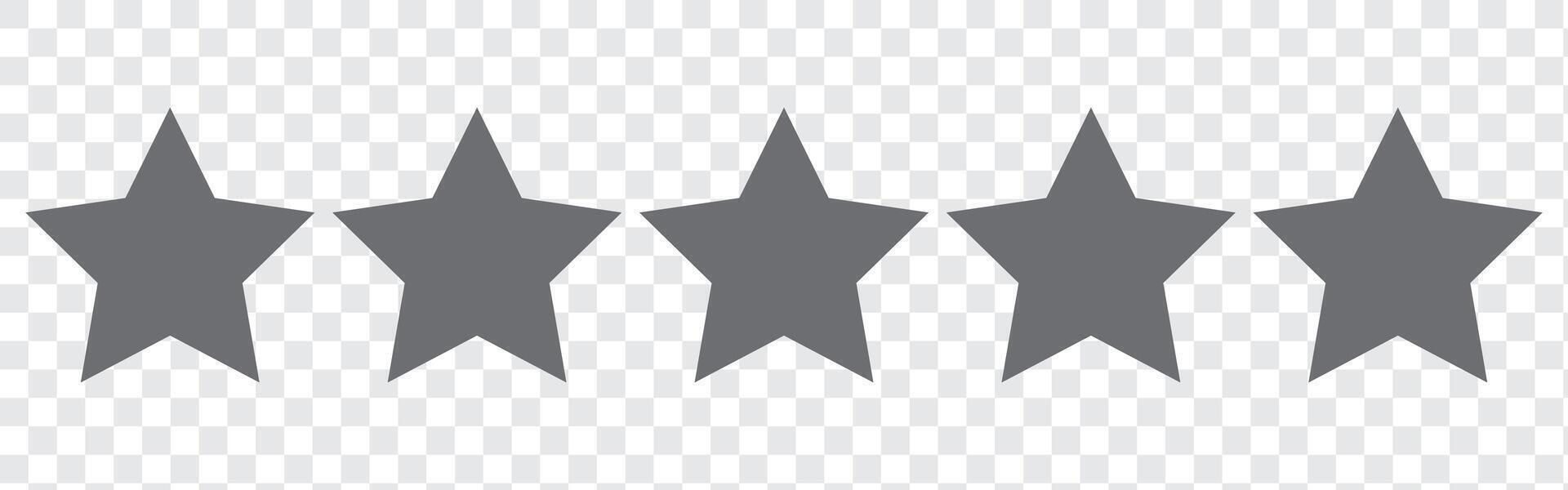 Star Icon set. rating icon vector