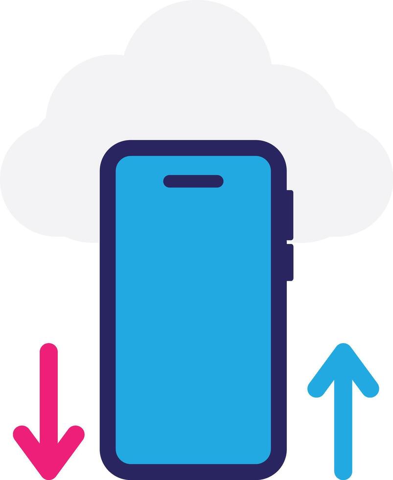 Efficiency Cloud Weather Storage vector