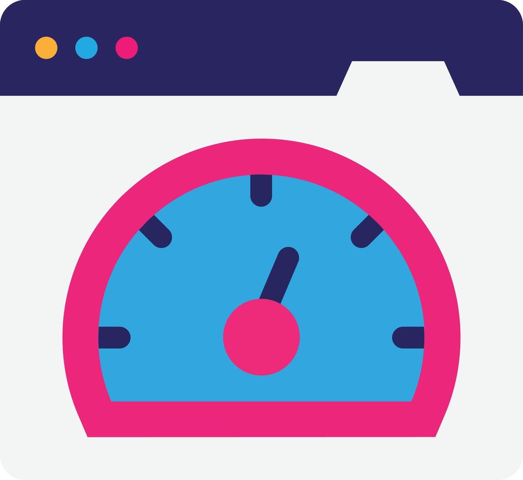 Efficiency Speedometer Gauge Performance vector