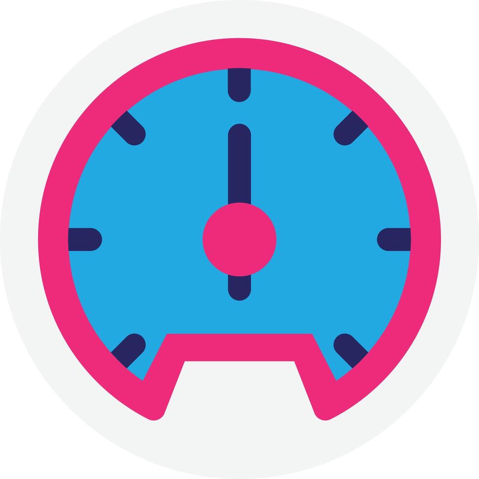 Efficiency Speedometer Performance Dasboard vector