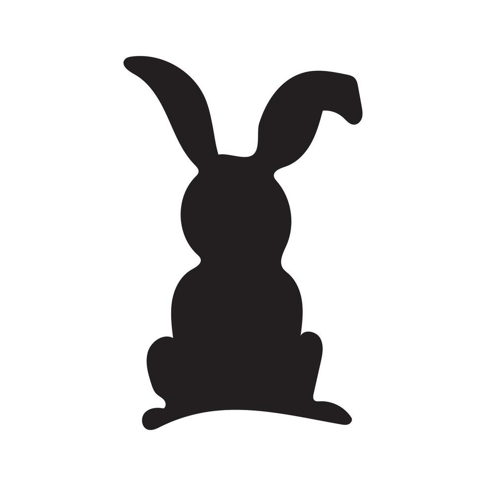 Rabbit symbol icon vector