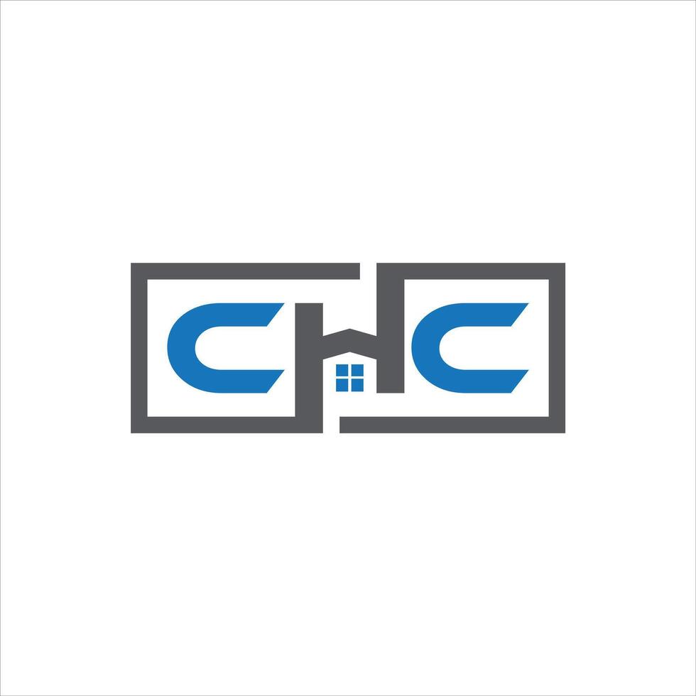 CHC monogram Logo Design Template Illustration. CHC elegant and Professional icon design vector