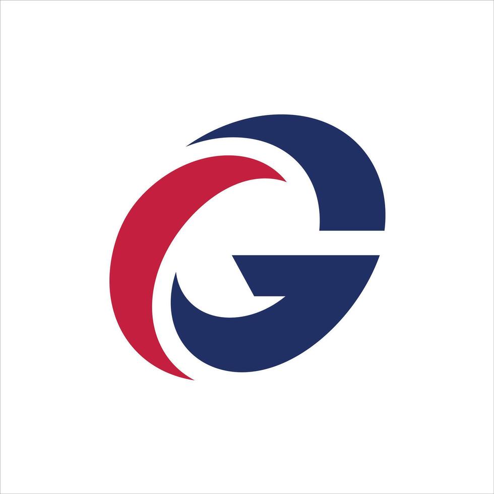 CG Letter Initial Logo Design Illustration. CG elegant and Professional icon design vector