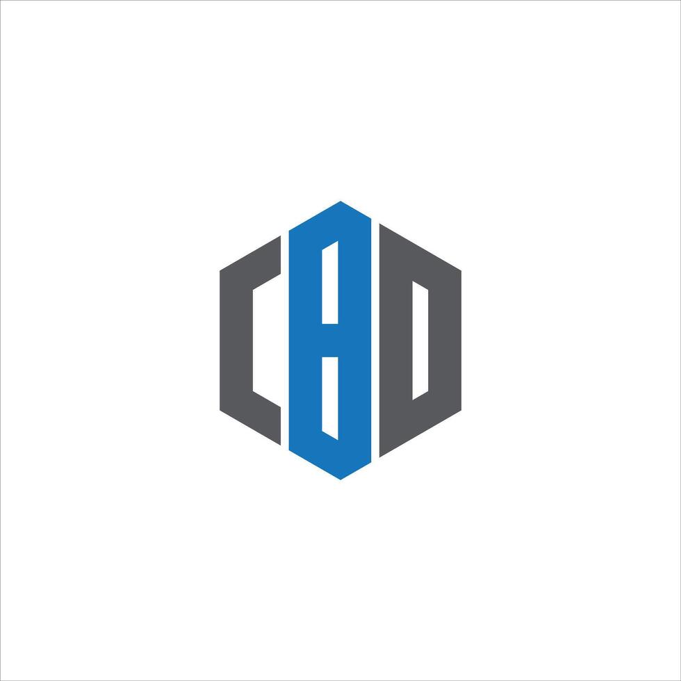 CBD Letter monogram Initial Logo Design Template Illustration. CBD elegant and Professional icon design vector