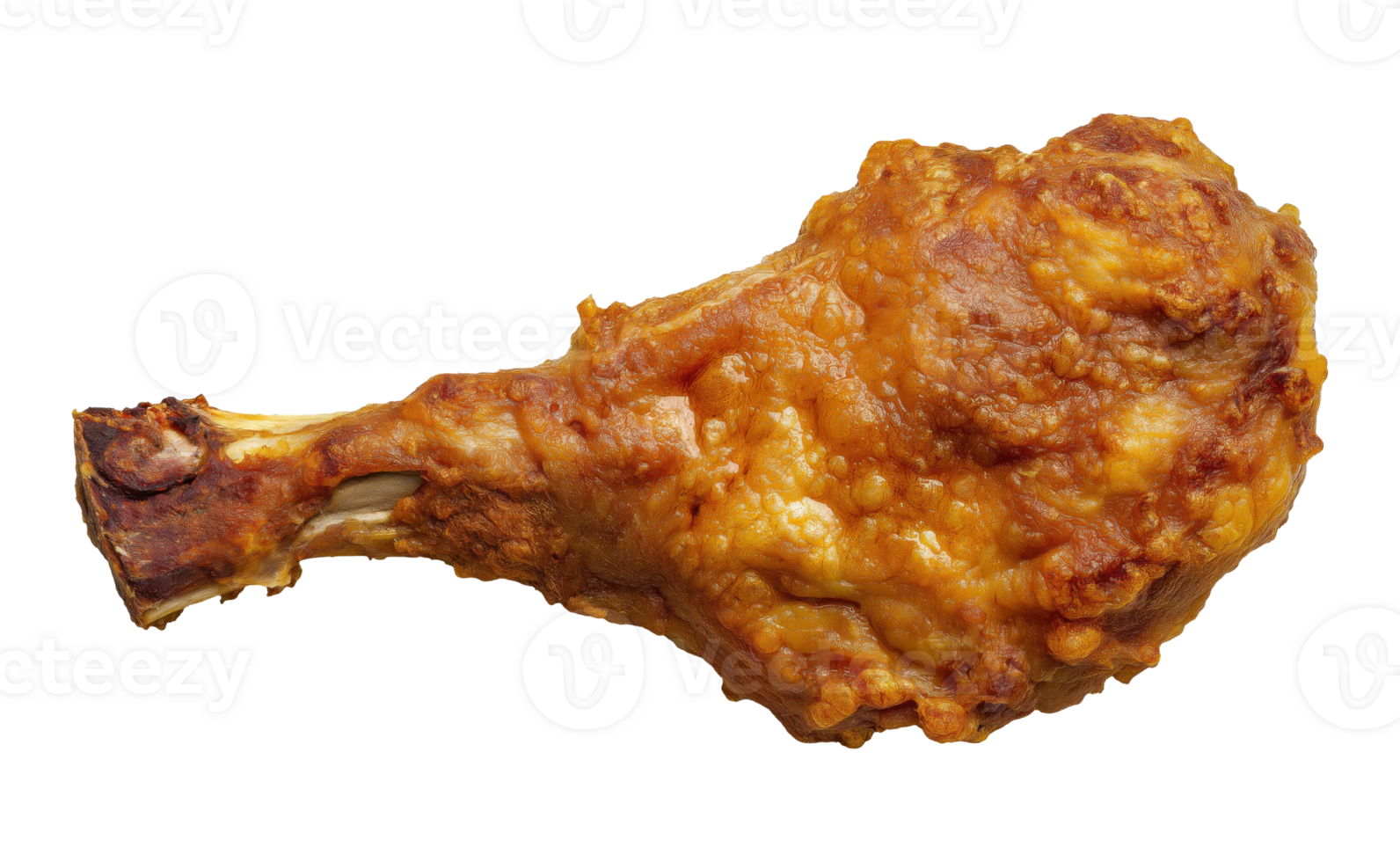 Fried lamb chop isolated on transparent background png