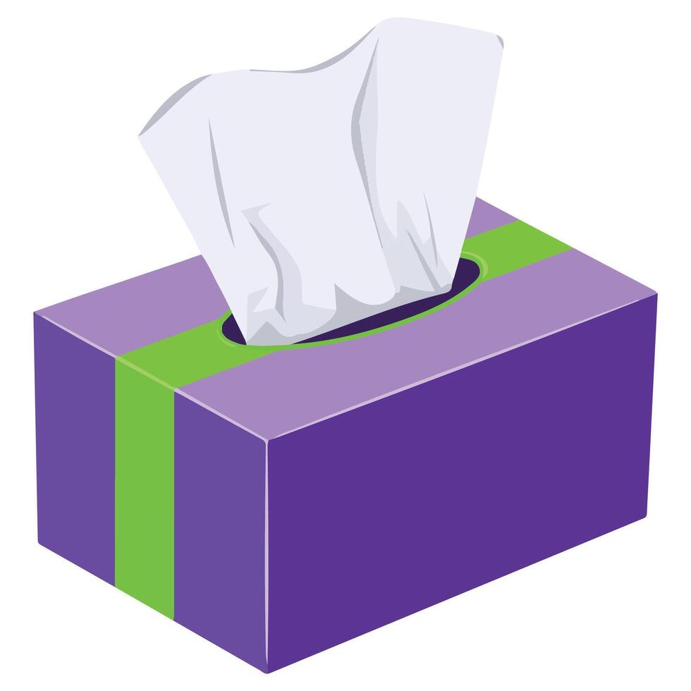 Cleaning wipes pack isolated illustration on white background vector
