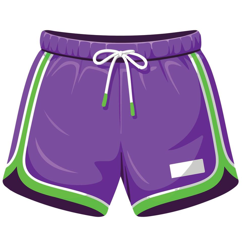 boxer shorts casual wear isolated illustration on white background vector