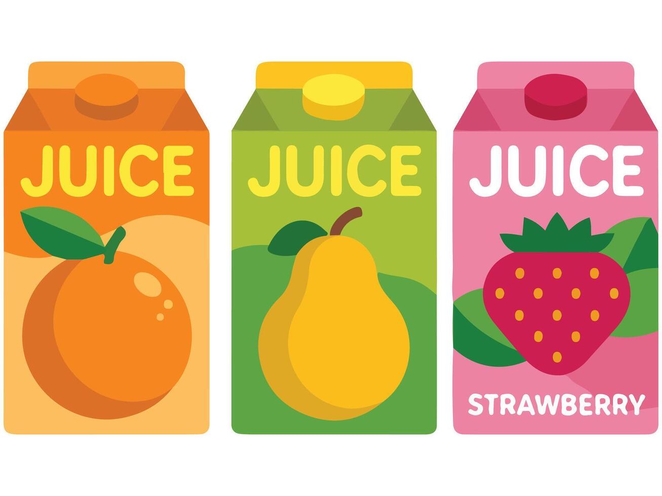 Orange juice pack mockup isolated illustration on white background vector