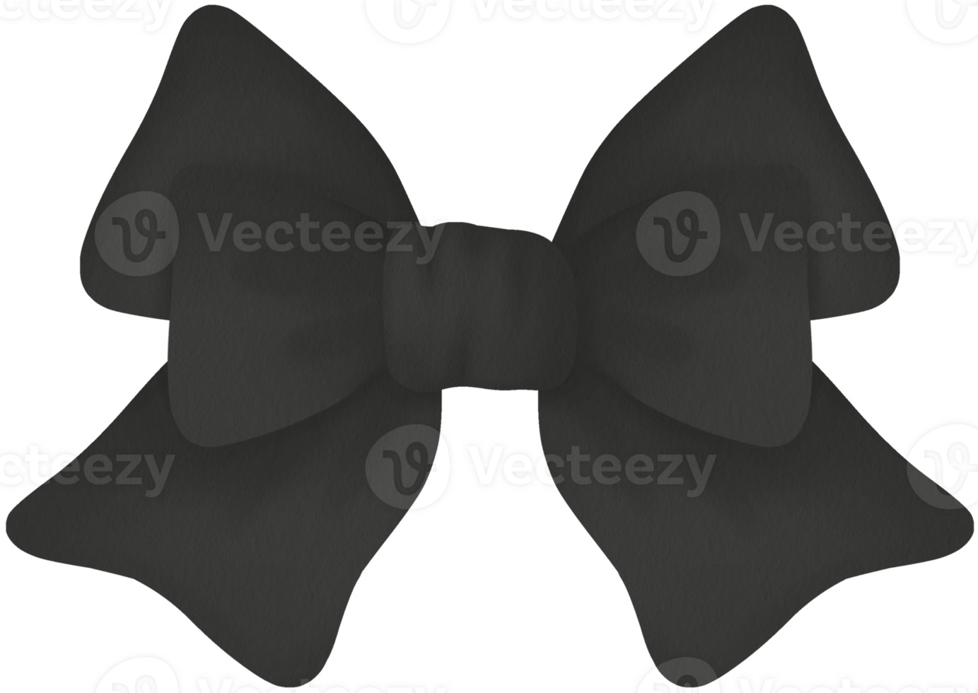 Classic Black Bow png