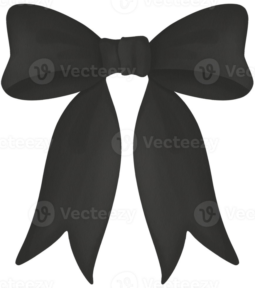 Black Bow Illustration png