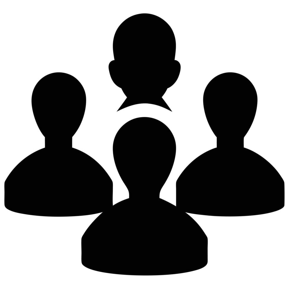 Leadership Team Graphic Illustration Depicting Company Hierarchy And Structure vector