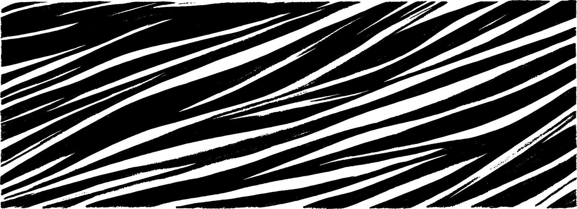 Vintage woodcut illustration depicting dramatic shifting angular stripes vector