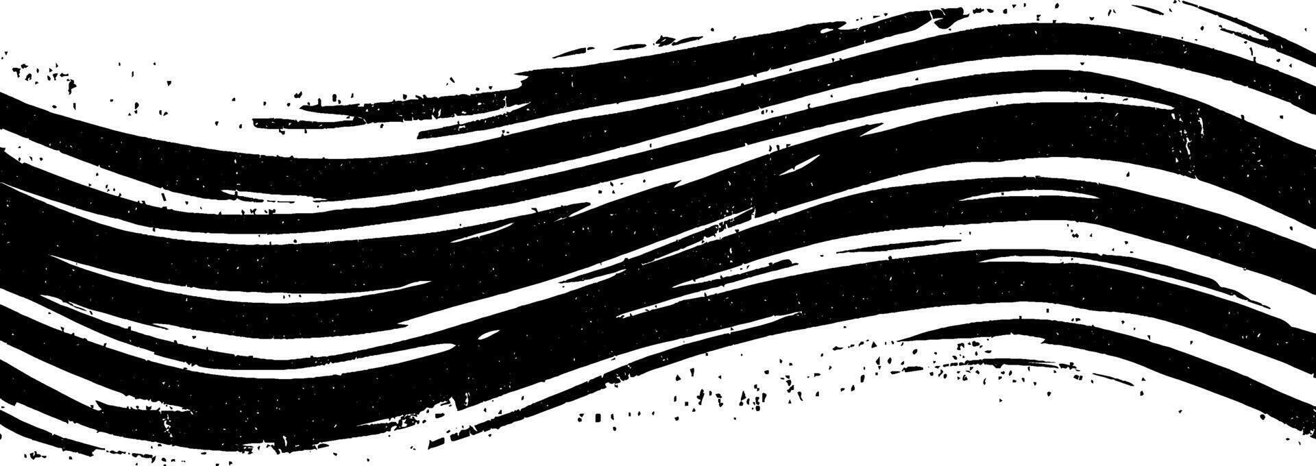 Vintage woodcut texture illustrating worn-out rub patterns on a faded surface vector