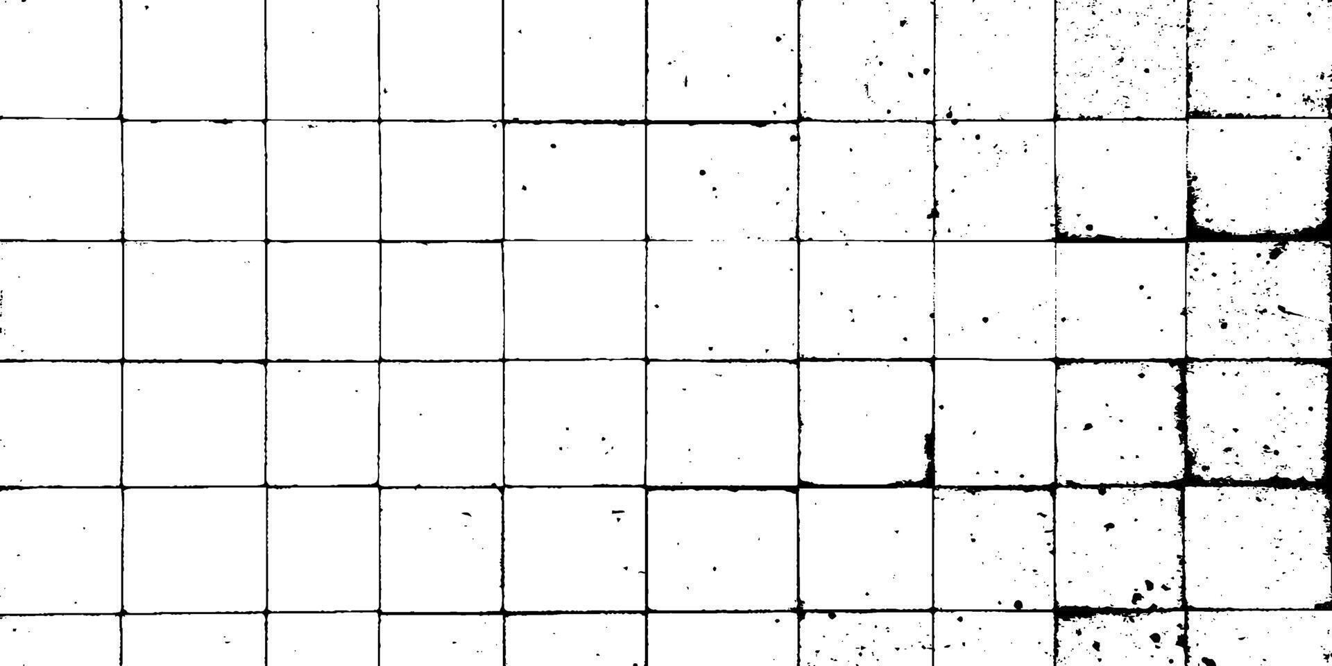 White and Black Grunge Overlay with Geometric Brush Strokes and Seamless Texture. vector