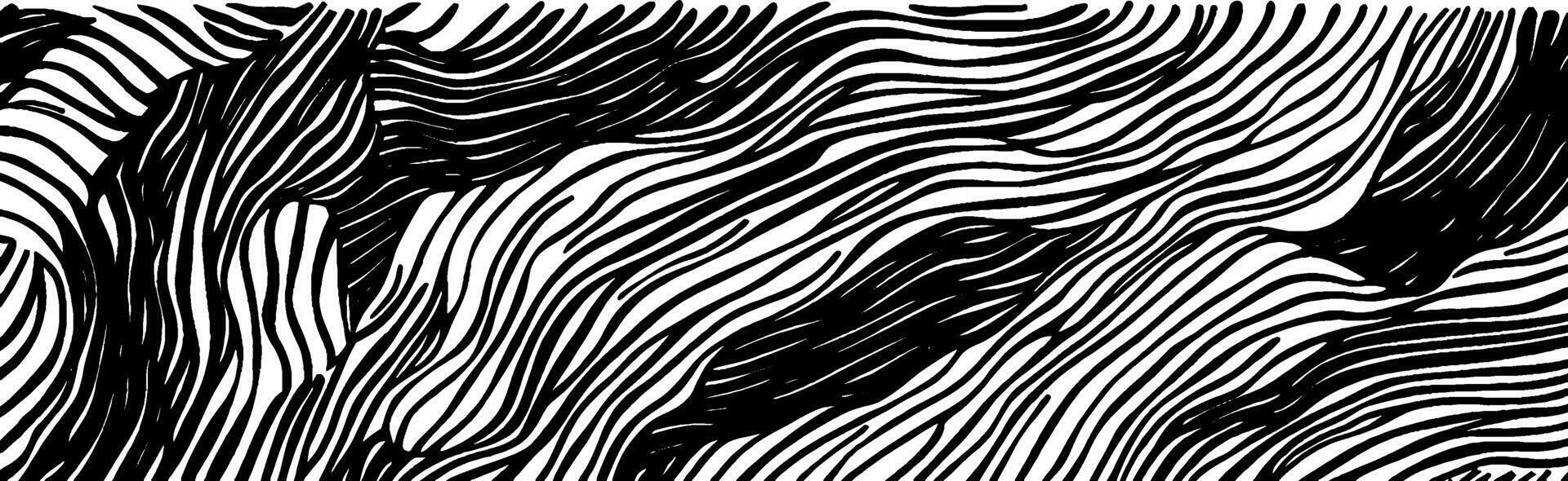 Vintage woodcut illustration showcasing a repeating fur pattern with intricate lines and textures vector