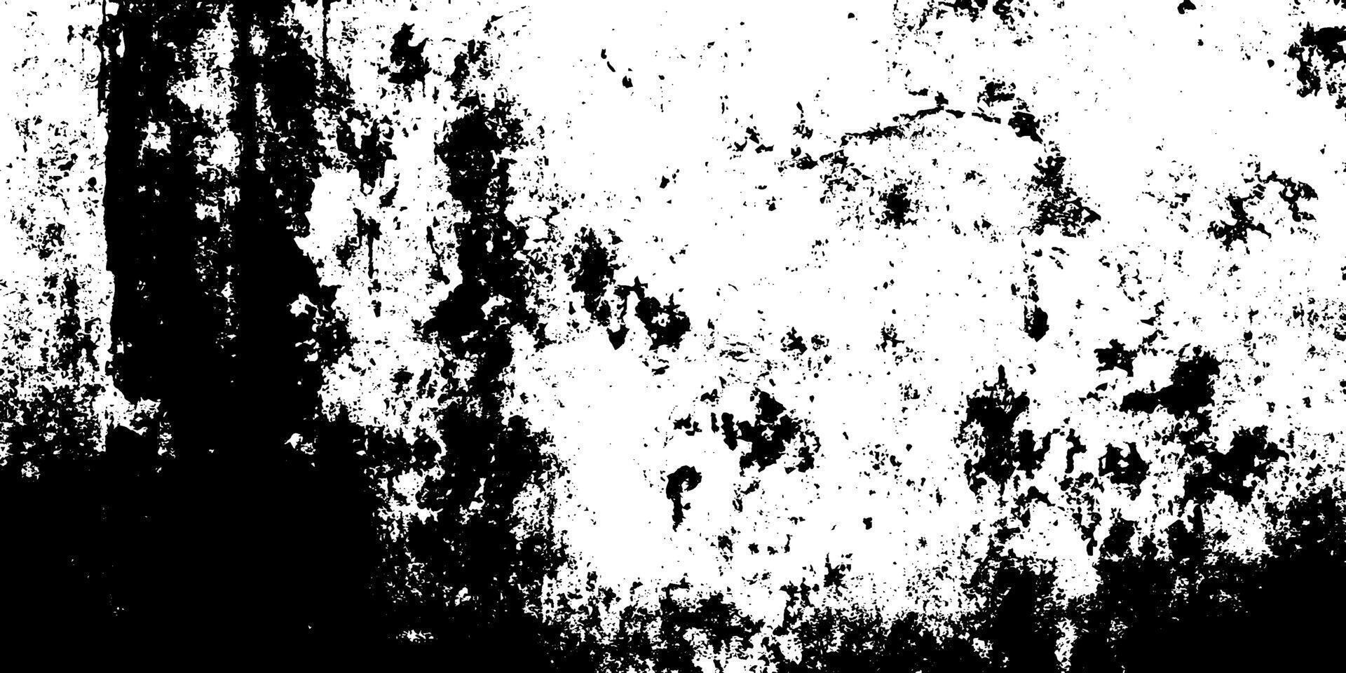 Weathered Wood Background with Dry Brush Marks and Plaster Cracks. vector