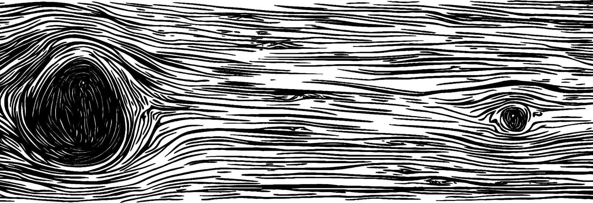 Vintage woodcut illustration showcasing the texture of wooden surfaces and grains vector