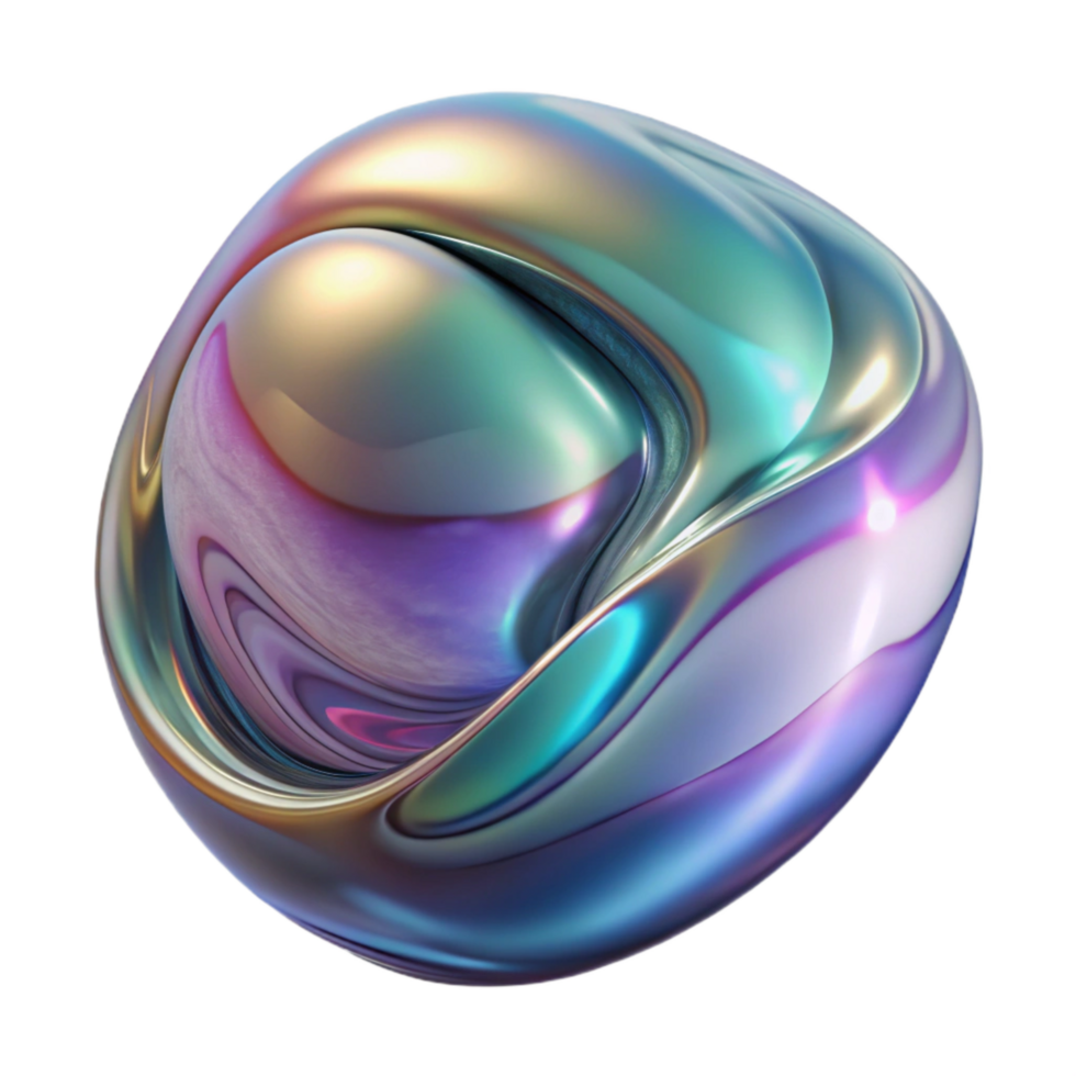 magnificent artistic Abstract Art Glass Distortion Reflection Isolated Element high quality png