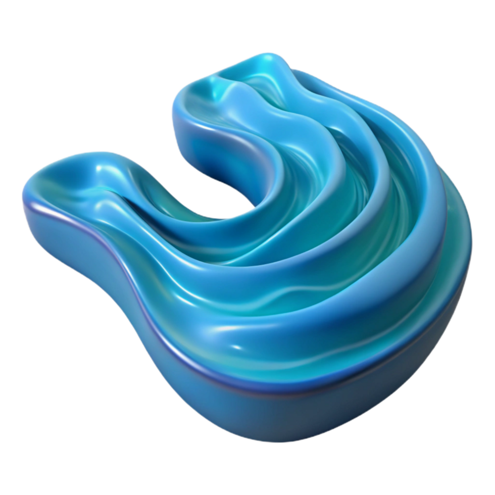 beautiful vintage Abstract Ocean Current Isolated on Transparent Background detailed png
