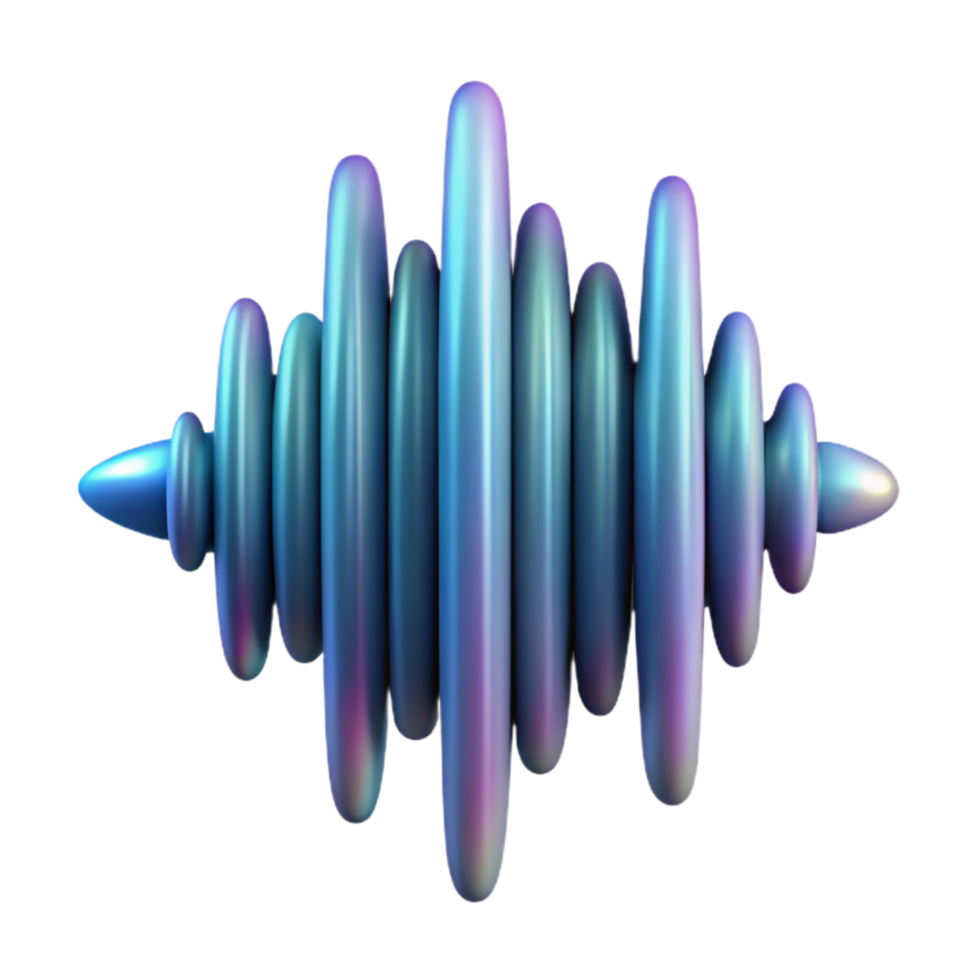 extraordinary modern Abstract Soundwave Dispersion Isolated Element premium png