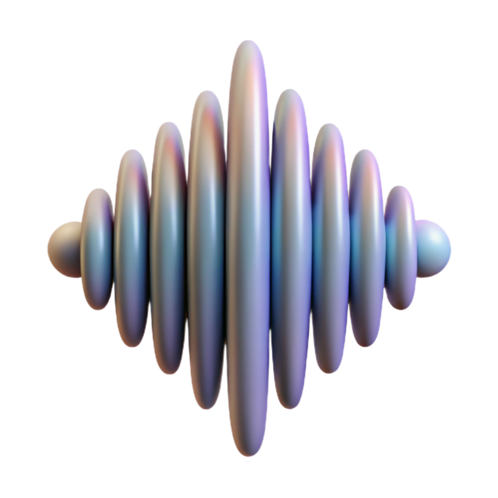 stunning contemporary Abstract Soundwave Dispersion Isolated Element png