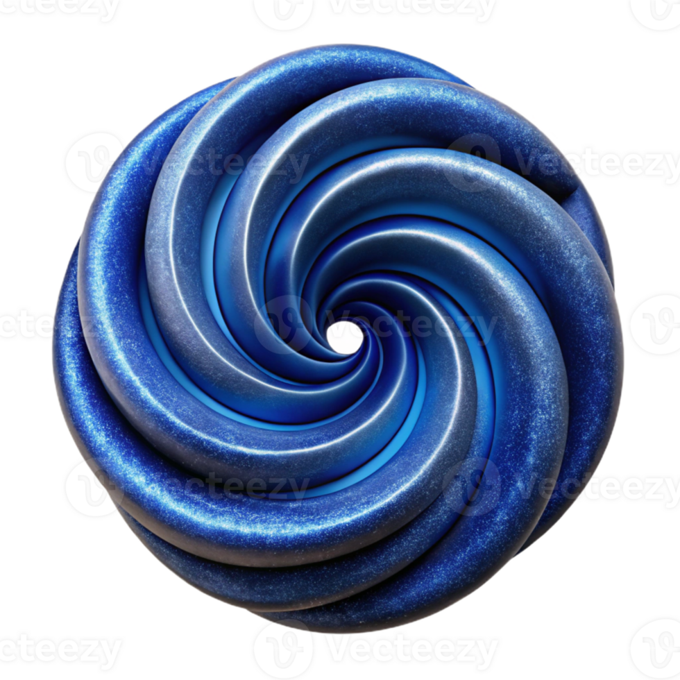 beautiful classic Abstract Swirl Pattern Dark Blue Isolated genuine png