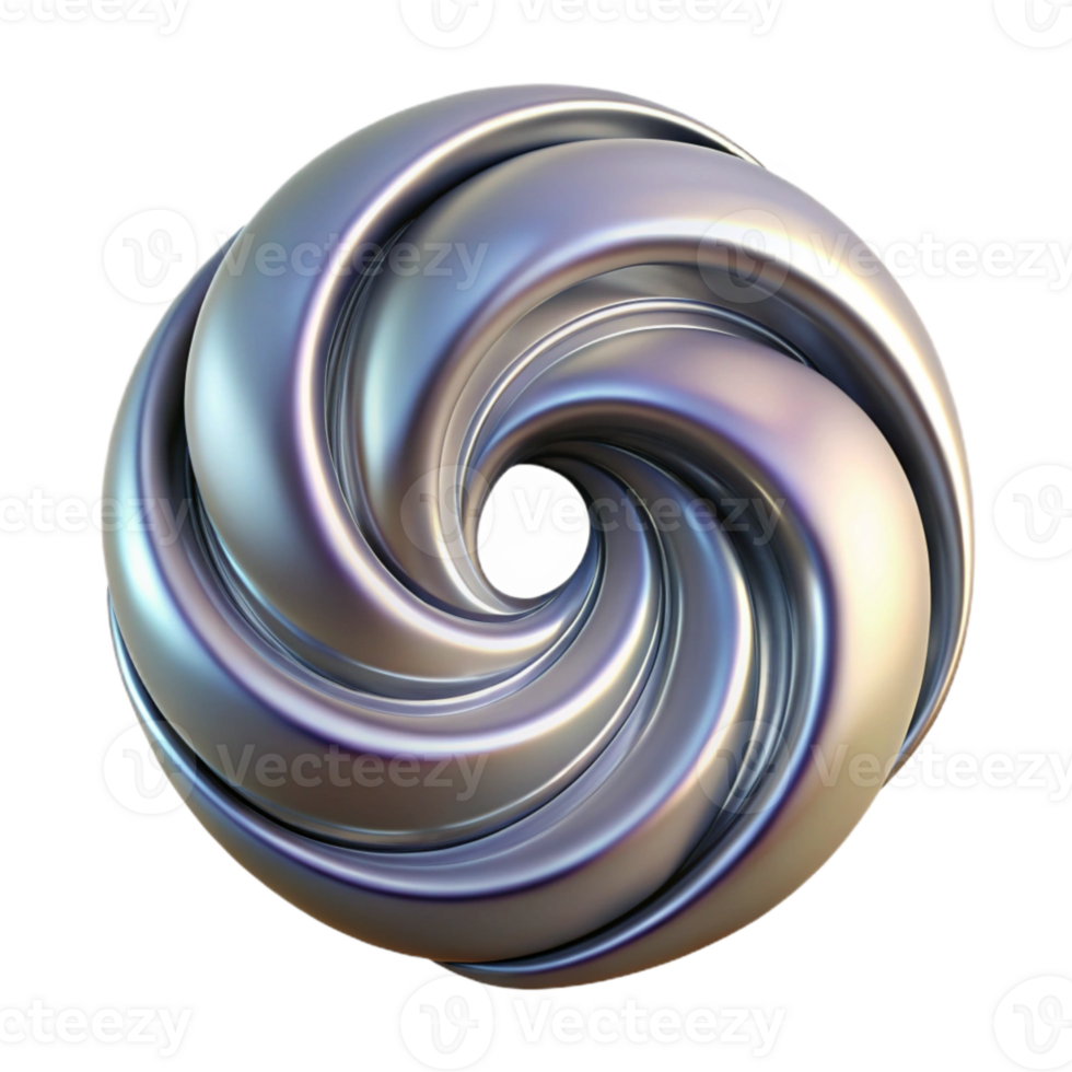 stunning classic Abstract Titanium Swirl Isolated on White original png