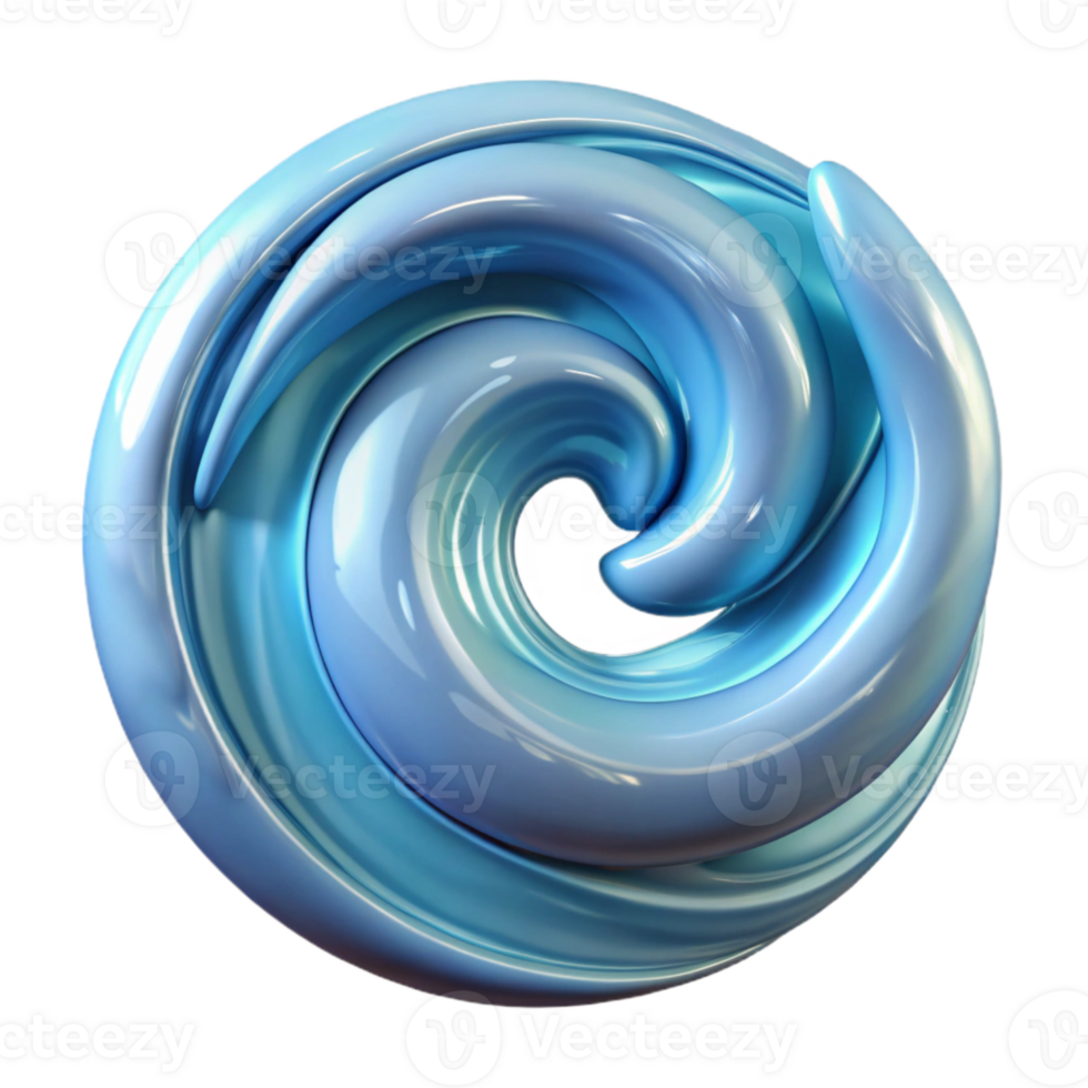 magnificent abstract Abstract Water Swirl Realistic Style Cutout Element genuine png