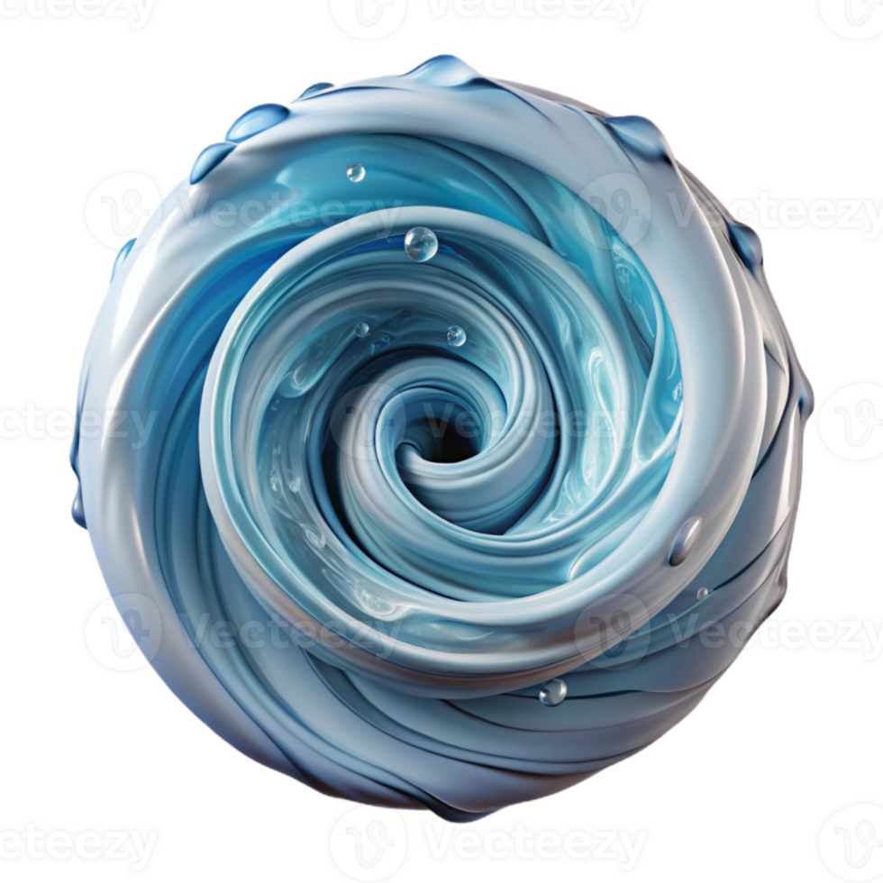dramatic rustic Abstract Water Vortex Dynamic Flow Transparent Background high resolution png