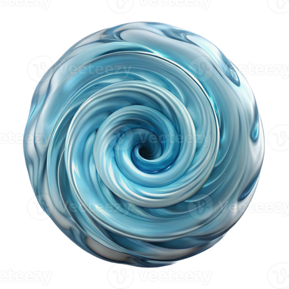 extraordinary traditional Abstract Water Vortex Transparent Background Isolated high resolution png