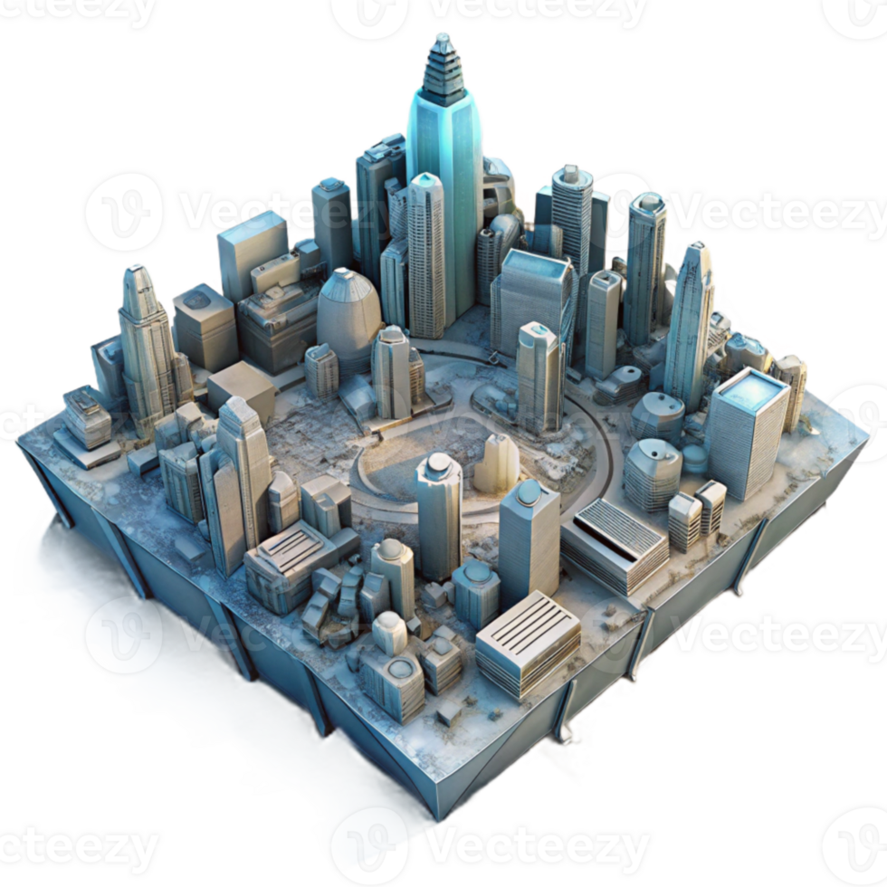 wonderful abstract Aerial Metropolis Cutout Dramatic Lighting Transparent Background original png