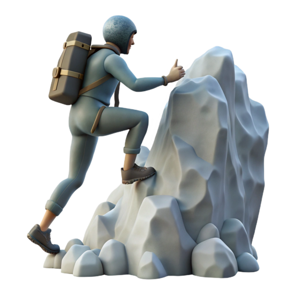 extraordinary creative Aeropex Ascenders Mountain Slope with Snow Isolated detailed png