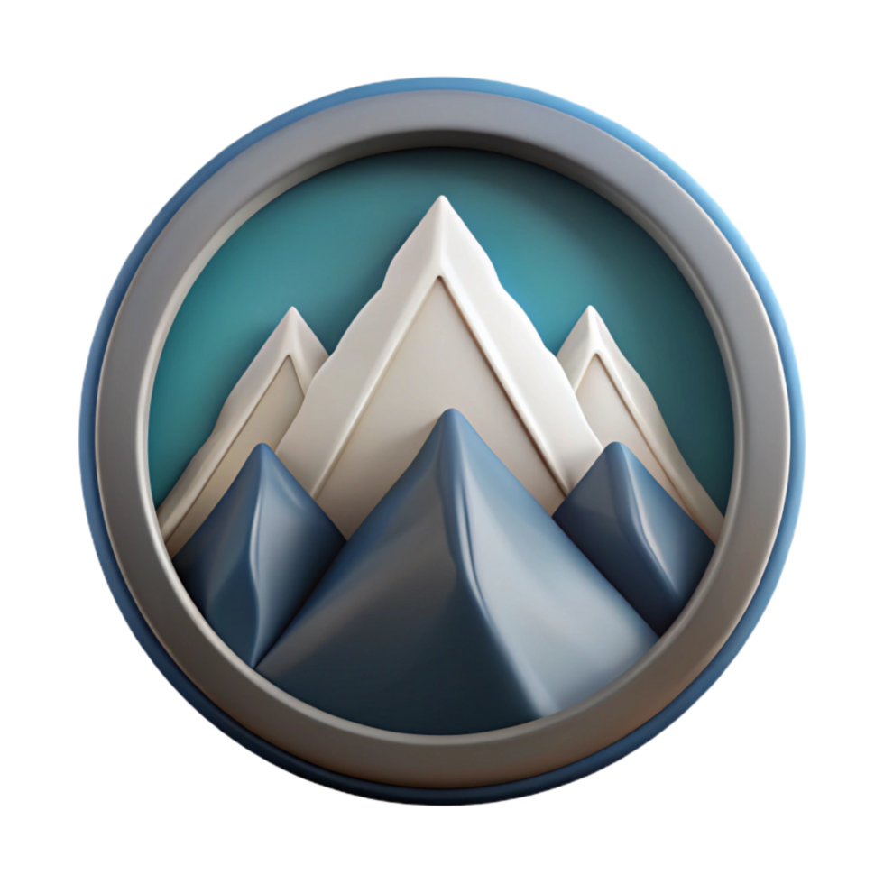 elegant modern Aeropex Ascenders Cutout Windswept Peak Silhouette Transparent Background original png