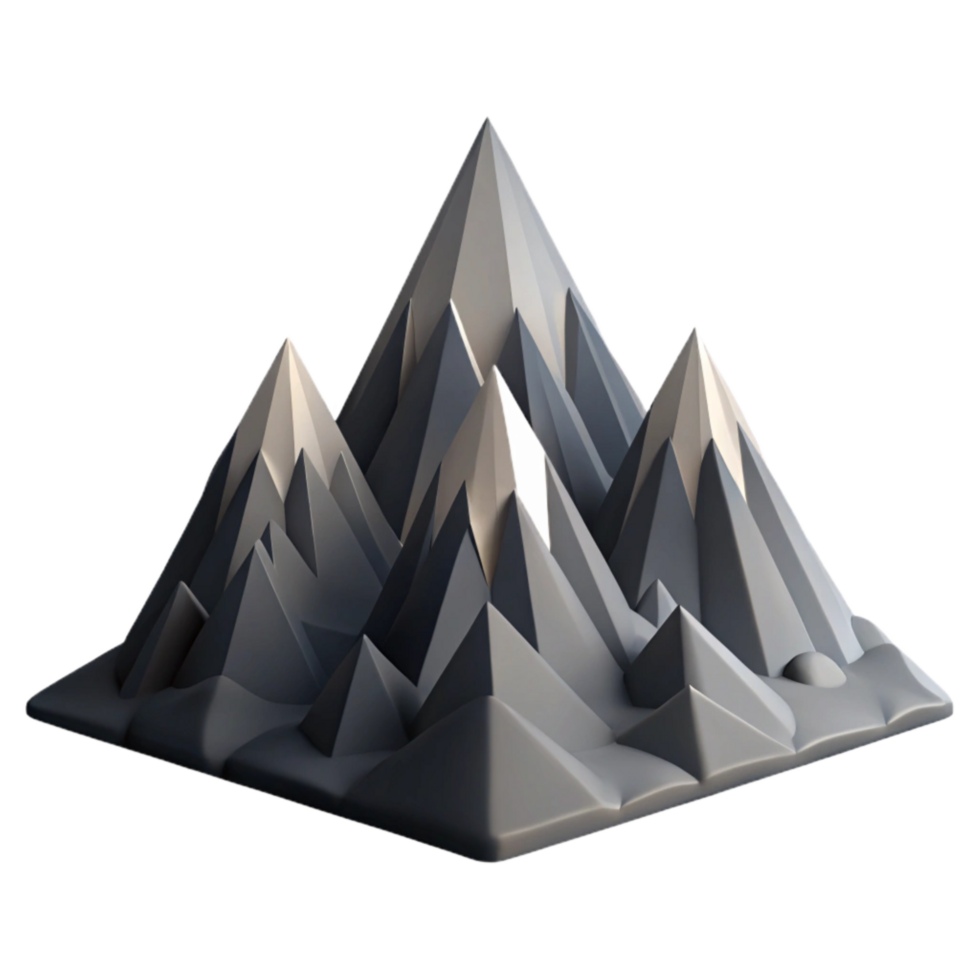 wonderful minimalist Aeropex Ascenders Silhouette Isolated Majestic Mountain Range genuine png
