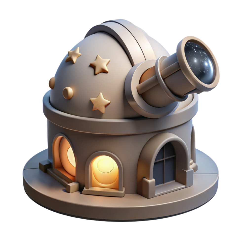 magnificent vintage Aerthys Desert Observatory Isolated Element Night Sky professional png