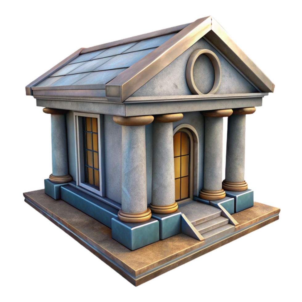 beautiful artistic Aerthys Building Transparent Background Isolated png