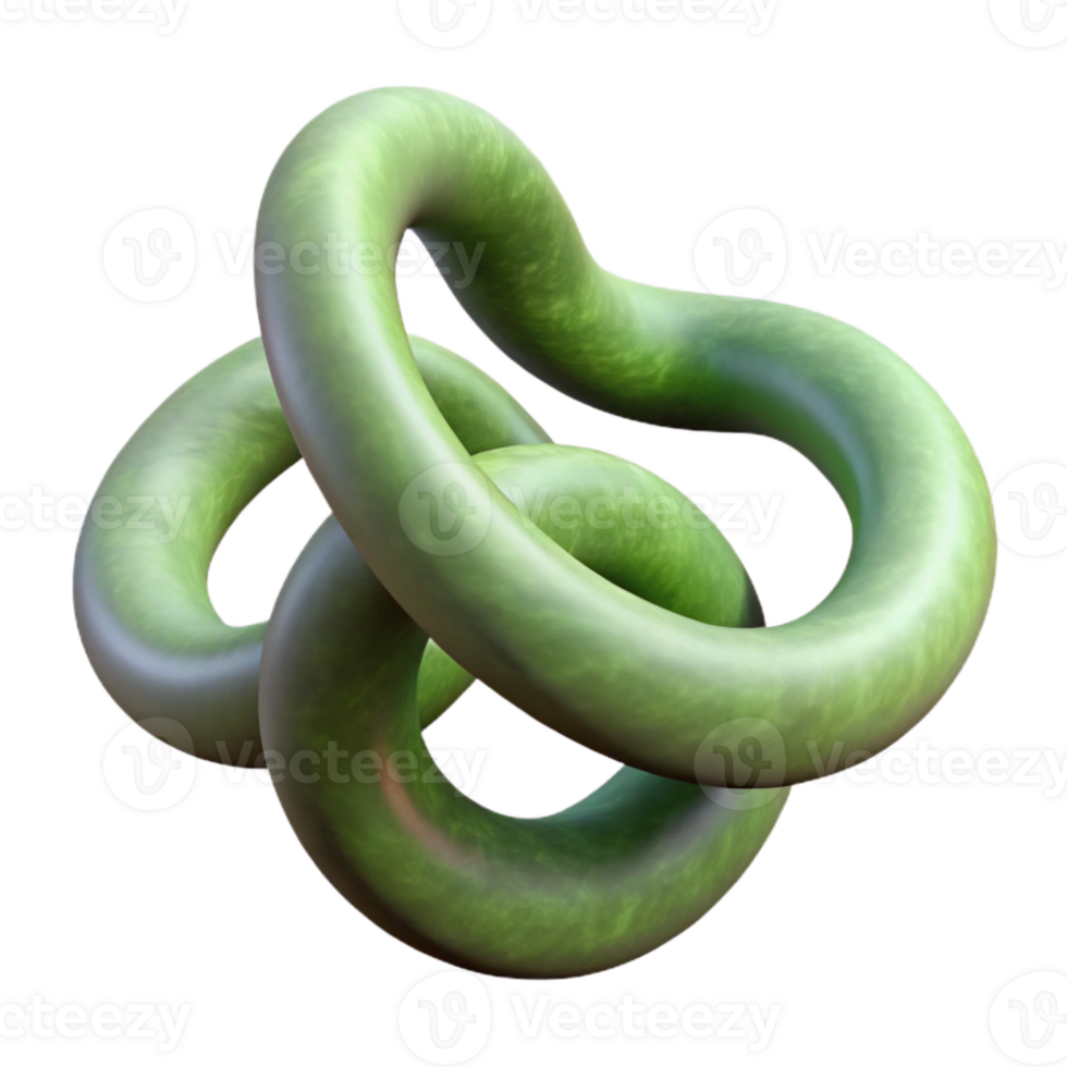 beautiful modern Algorithmic Vine Cutout Twisting Form Transparent Background high resolution png
