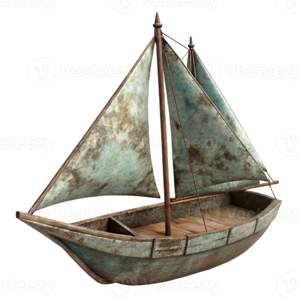 serene contemporary Antique Sailboat Silhouette Cutout Transparent Background genuine png